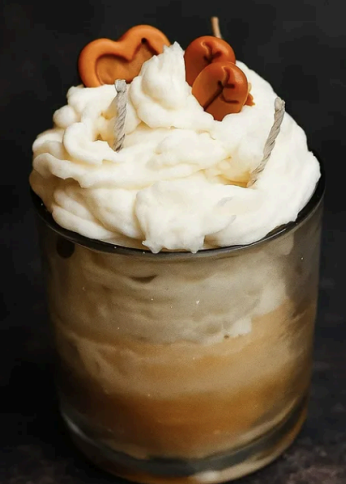 Caramel Whip Dessert Candle